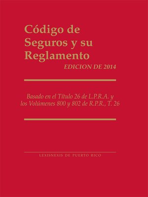 cover image of Código de Seguros y su Reglamento